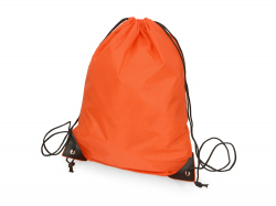 Рюкзак на шнуровке Reviver из переработанного пластика, оранжевый