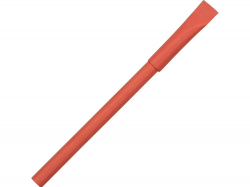 Ручка картонная с колпачком Recycled, красный (Р)
