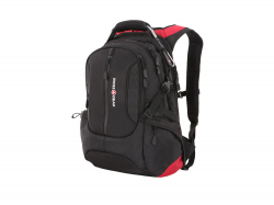 Рюкзак SWISSGEAR, 15, полиэстер 1200D, 36х17х50 см, 30 л, черный/красный