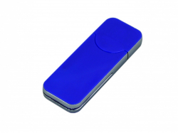 USB-флешка на 4 Гб в стиле I-phone, прямоугольнй формы, синий