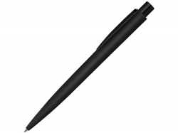 Ручка шариковая металлическая LUMOS M soft-touch, черный