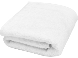 Полотенце для ванной Nora из хлопка плотностью 550 г/м² и размером 50x100 см, белый