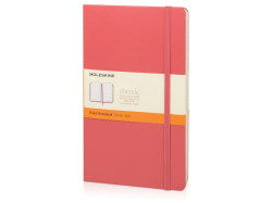 Записная книжка Moleskine Classic (в линейку) в твердой обложке, Large (13х21см), розовый