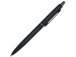 Ручка SAN REMO шариковая, автоматическая, темно-синий металлический корпус 1.00 мм, синяя