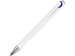 Ручка шариковая Локи, белый/синий