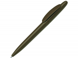 Антибактериальная шариковая ручка Icon green, коричневый