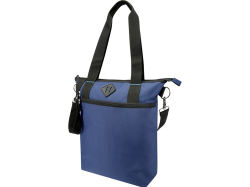 Эко-сумка для 15-дюймового ноутбука Repreve® Ocean объемом 12 л из переработанного ПЭТ, соответствующего стандарту GRS, темно-синий