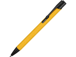 Ручка металлическая шариковая Crepa, желтый/черный