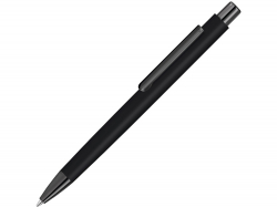 Металлическая шариковая ручка soft touch Ellipse gum, черный