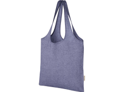 Модная эко-сумка Pheebs объемом 7 л из переработанного хлопка плотностью 150 г/м², синий