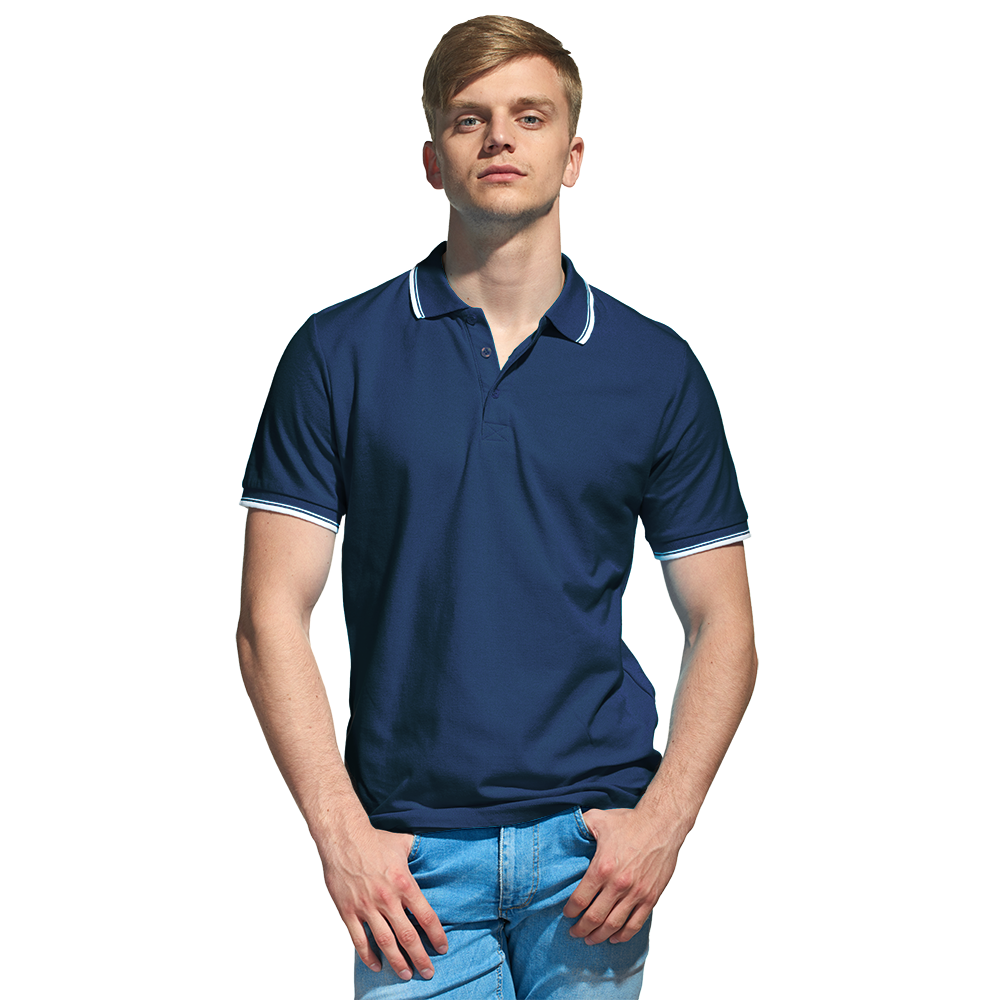 04T StanTrophy мужская рубашка поло с отделкой