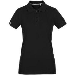 Рубашка поло женская Virma Premium Lady, черная, размер XXL