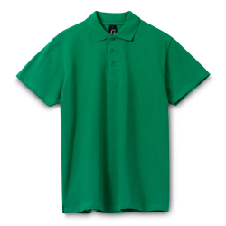 Рубашка поло мужская Spring 210 ярко-зеленая, размер S
