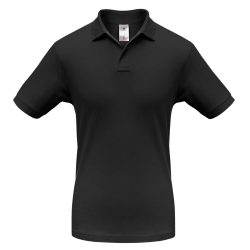 Рубашка поло Safran черная, размер XXL