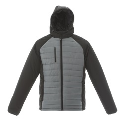 Куртка мужская "TIBET",серый/чёрный,2XL, 100% нейлон, 200 г/м2