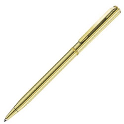 SLIM GOLD, ручка шариковая, золотистый, металл