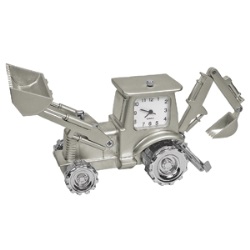 Часы "Трактор"; 10,4х8х4,5 см; металл; лазерная гравировка