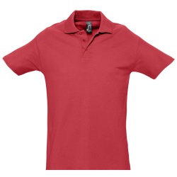 Рубашка поло мужская SPRING II,красный,L,100% хлопок, 210/м2