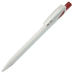 TWIN, ручка шариковая, красный/белый, пластик