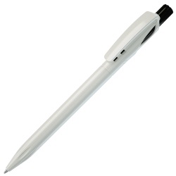 TWIN, ручка шариковая, черный/белый, пластик