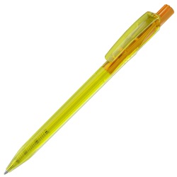TWIN LX, ручка шариковая, прозрачный желтый, пластик