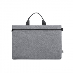 Конференц-сумка DIVAZ, серый, 39 х 27 x 3,5 см, 100% переработанный полиэстер 600D