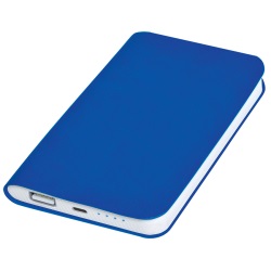 Универсальный аккумулятор "Softi" (5000mAh),синий, 7,5х12,1х1,1см, искусственная кожа,пл