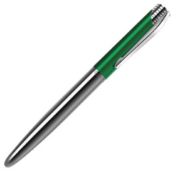 CARDINAL, ручка шариковая, зеленый/хром, металл