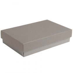 Коробка подарочная CRAFT BOX, 17,5*11,5*4 см, серый, картон 350 гр/м2
