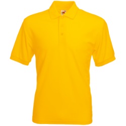 Рубашка поло мужская "65/35 Polo", солнечно-желтый_2XL, 65% п/э, 35% х/б, 180 г/м2
