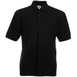 Рубашка поло мужская "65/35 Polo", черный_S, 65% п/э, 35% х/б, 180 г/м2