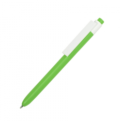 RETRO, ручка шариковая, зеленое яблоко, пластик