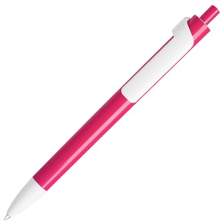 FORTE, ручка шариковая, розовый/белый, пластик