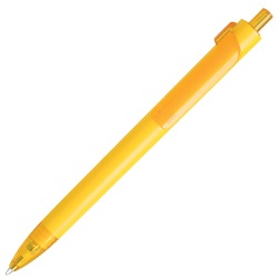 FORTE SOFT, ручка шариковая, желтый, пластик, покрытие soft