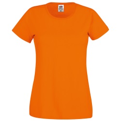 Футболка женская "Original T", оранжевый_M, 100% х/б, 145 г/м2
