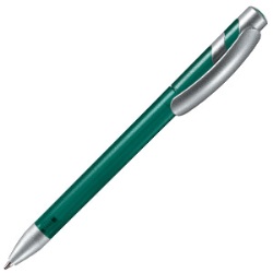 MANDI SAT, ручка шариковая, зеленый/серебристый, пластик