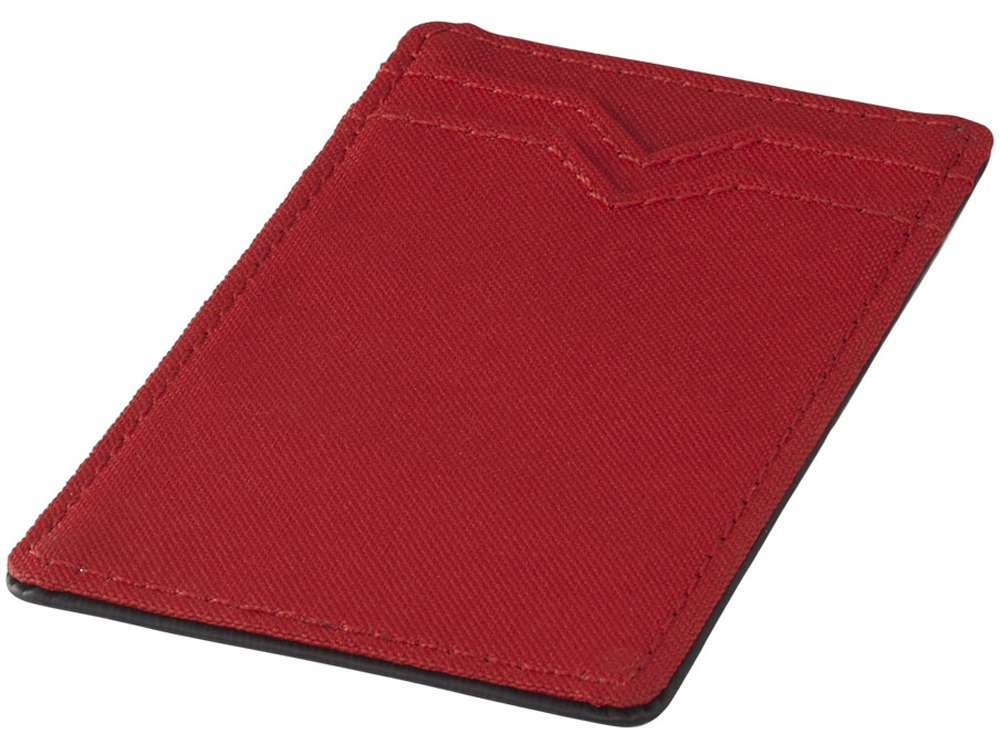 Бумажник RFID с двумя отделениями, красный