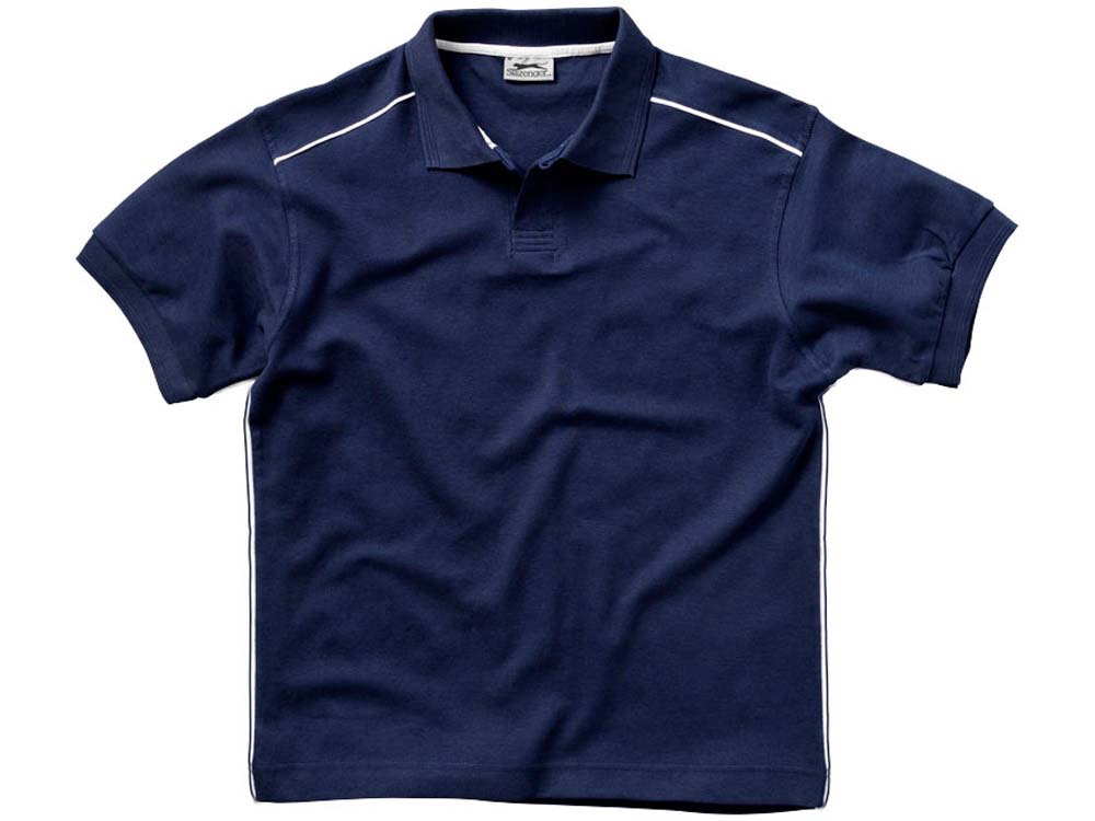 Рубашка-поло Backhand мужская темно-синий/белый