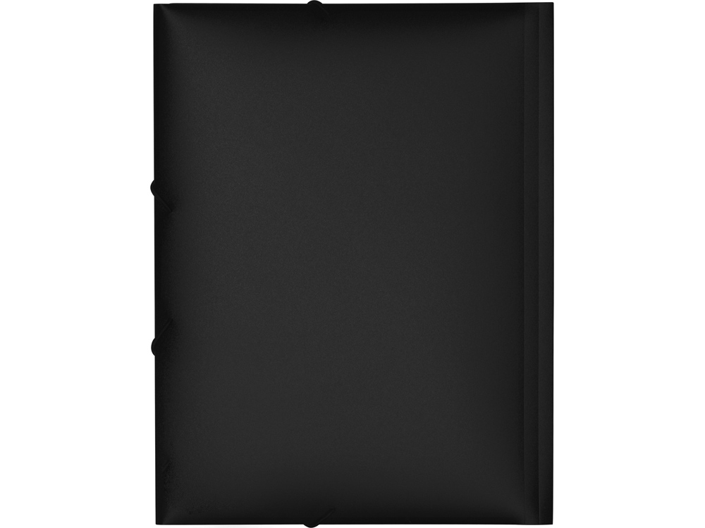 Папка формата А4 на резинке, черный