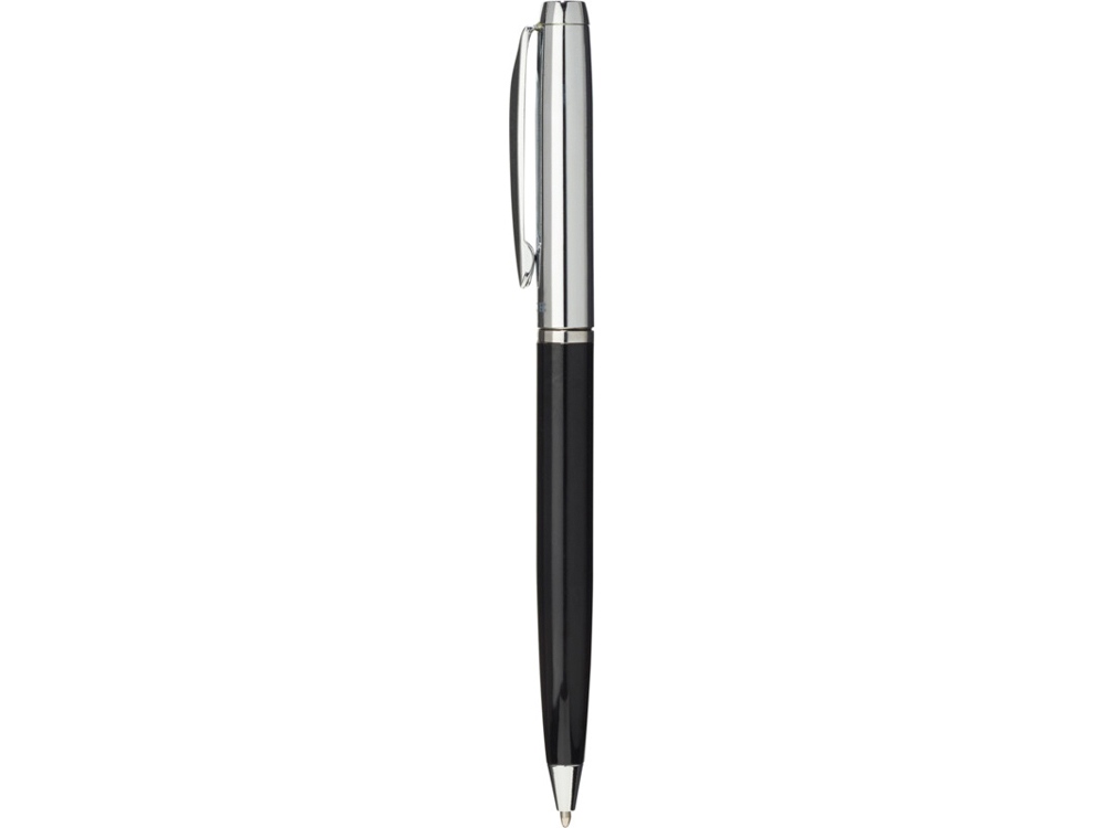 Ручка металлическая шариковая Cepheus, черный/серебристый