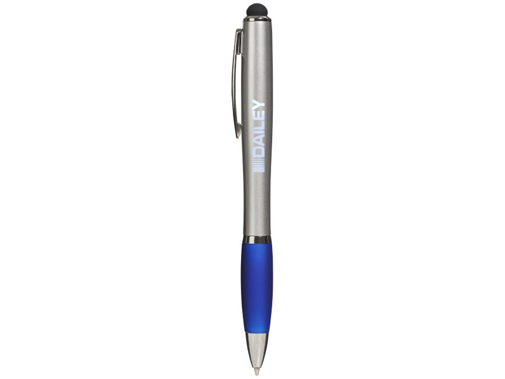Nash серебряная ручка с цветным элементом, синий