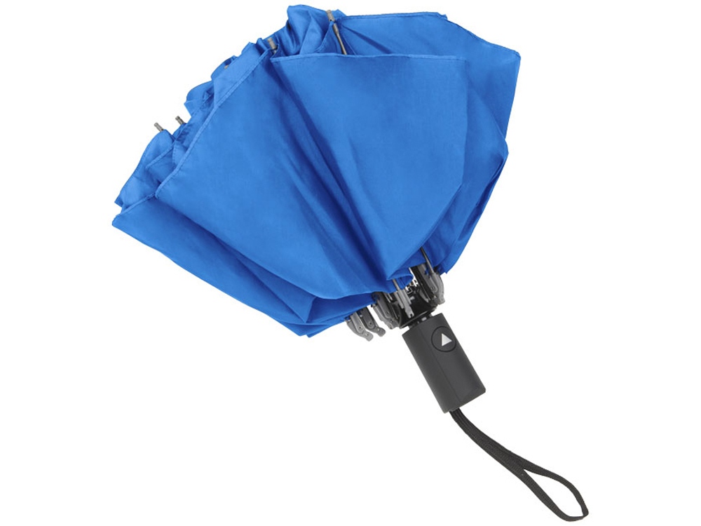 Зонт складной полуавтомат, ярко-синий