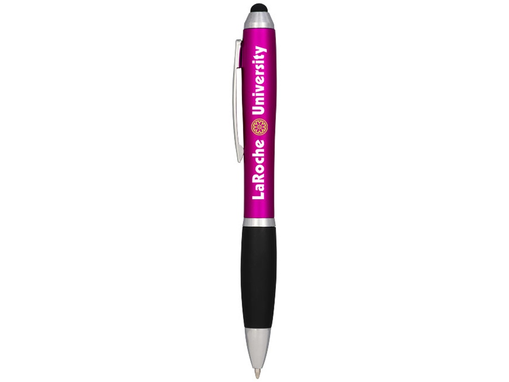 Шариковая ручка-стилус Nash, розовый, синие чернила