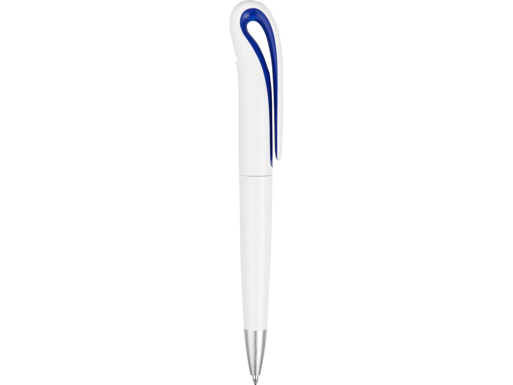 Ручка шариковая Swansea, белый/ярко-синий, синие чернила