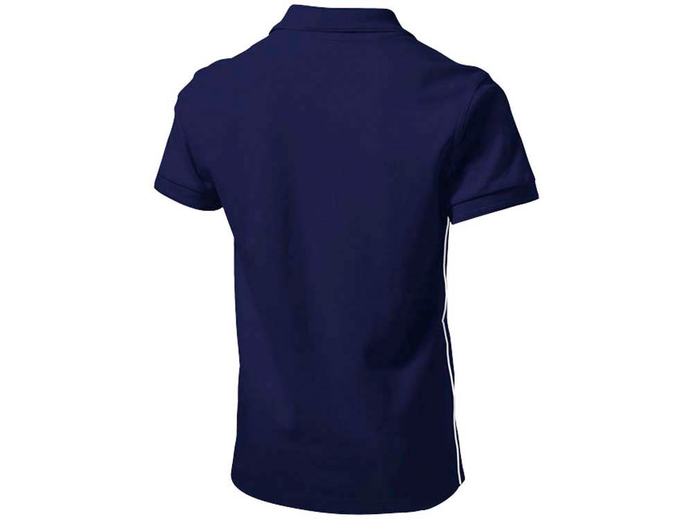 Рубашка поло Backhand мужская, темно-синий/белый