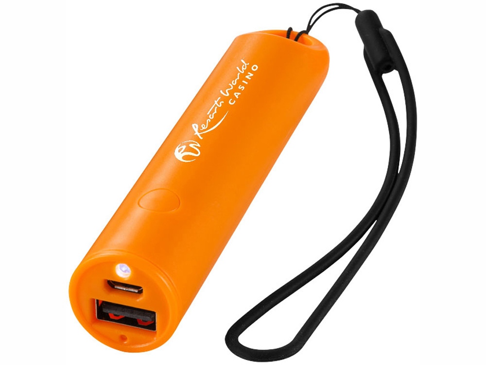 Портативное зарядное устройство Beam, 2200 mAh, оранжевый