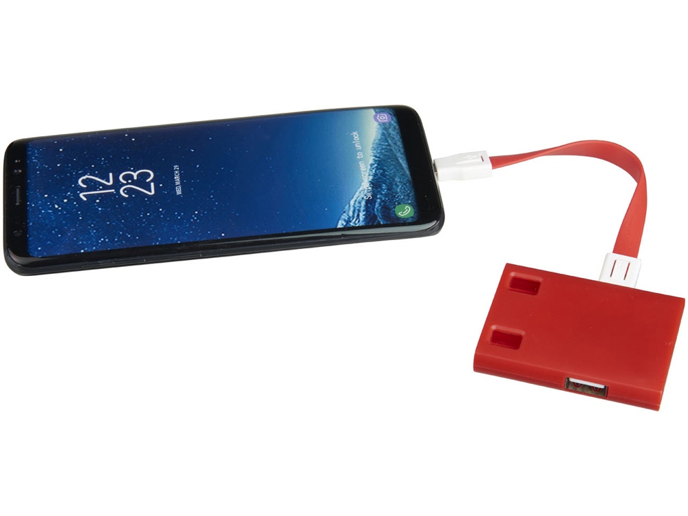 USB Hub и кабели 3-в-1, красный