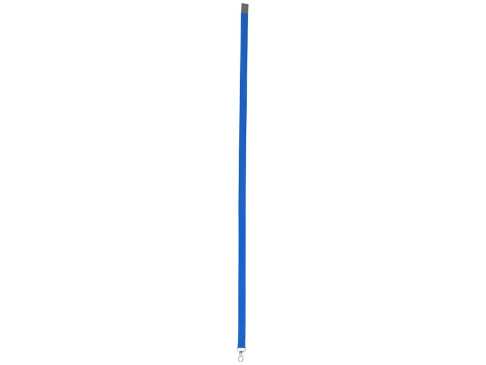 Двухцветный шнурок Aru с застежкой на липучке, ярко-синий/серый