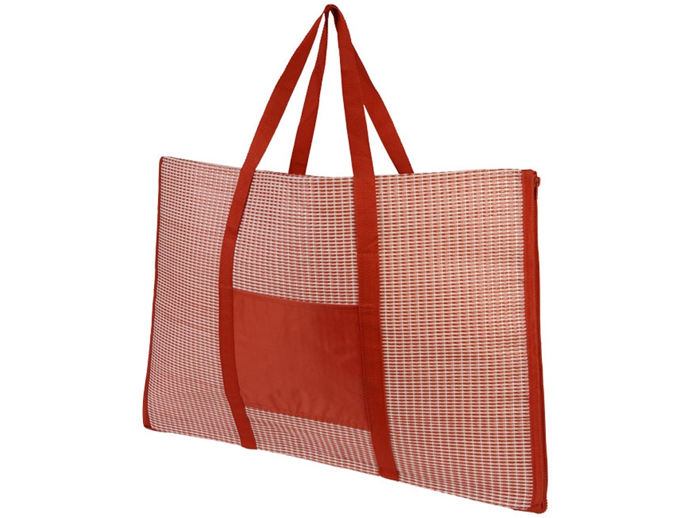 Пляжная складная сумка-тоут и коврик Bonbini, красный