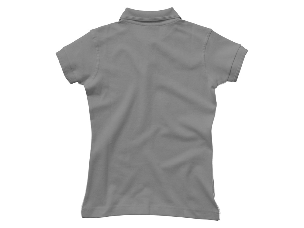 Рубашка поло Backhand женская, серый/белый